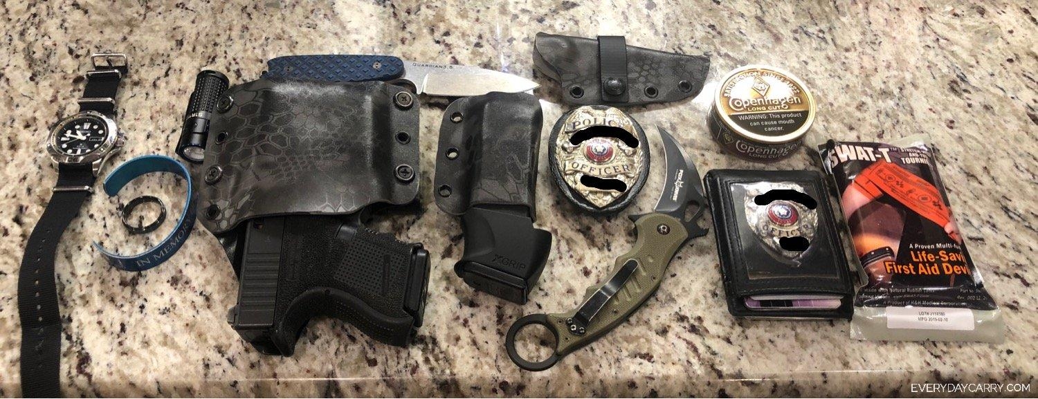 Everyday Carry Texas/Law Enforcement OFF DUTY EDC