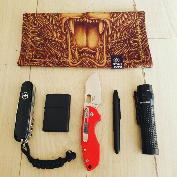 Today's Carry. Love the ergonomics of the CRKT Pilar