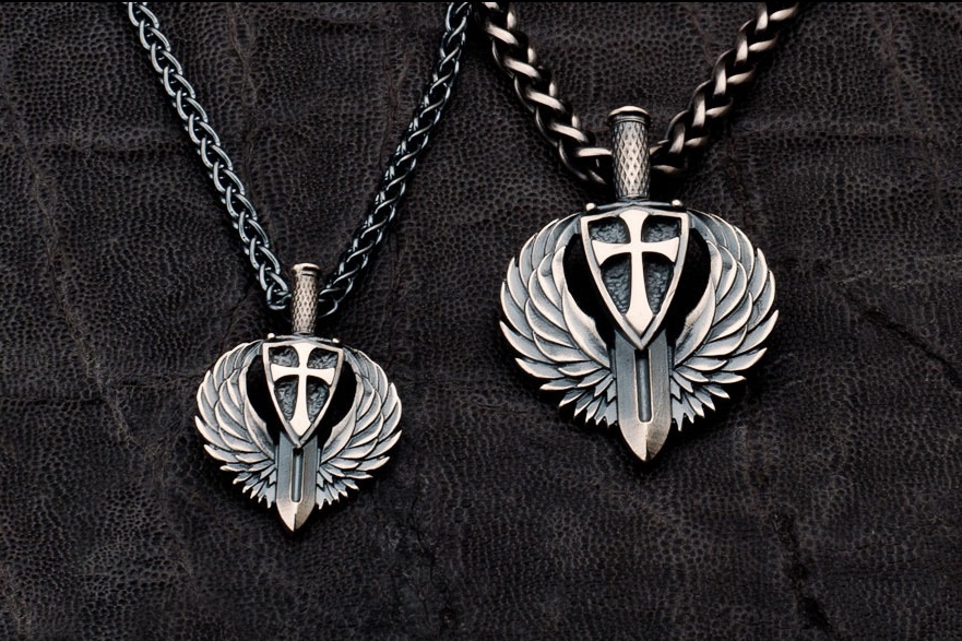 Steel Flame St Michael's Necklace | Everyday Carry is EDC