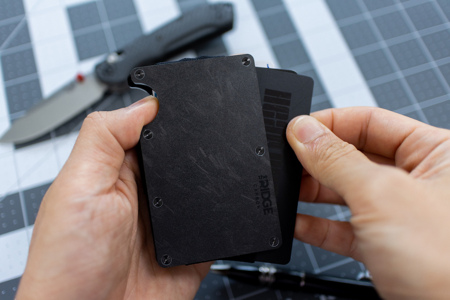 The Ridge Wallet: Forged Carbon Money Clip